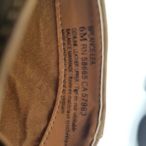 BP. Women Lance Heeled Ankle Booties Size 6 Brown Leather Side Zip - Picture 7 of 7